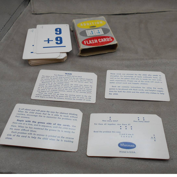 Whitman Help Yourself Math Flash Card Lot: Addition & Subtraction - Picture 5 of 10